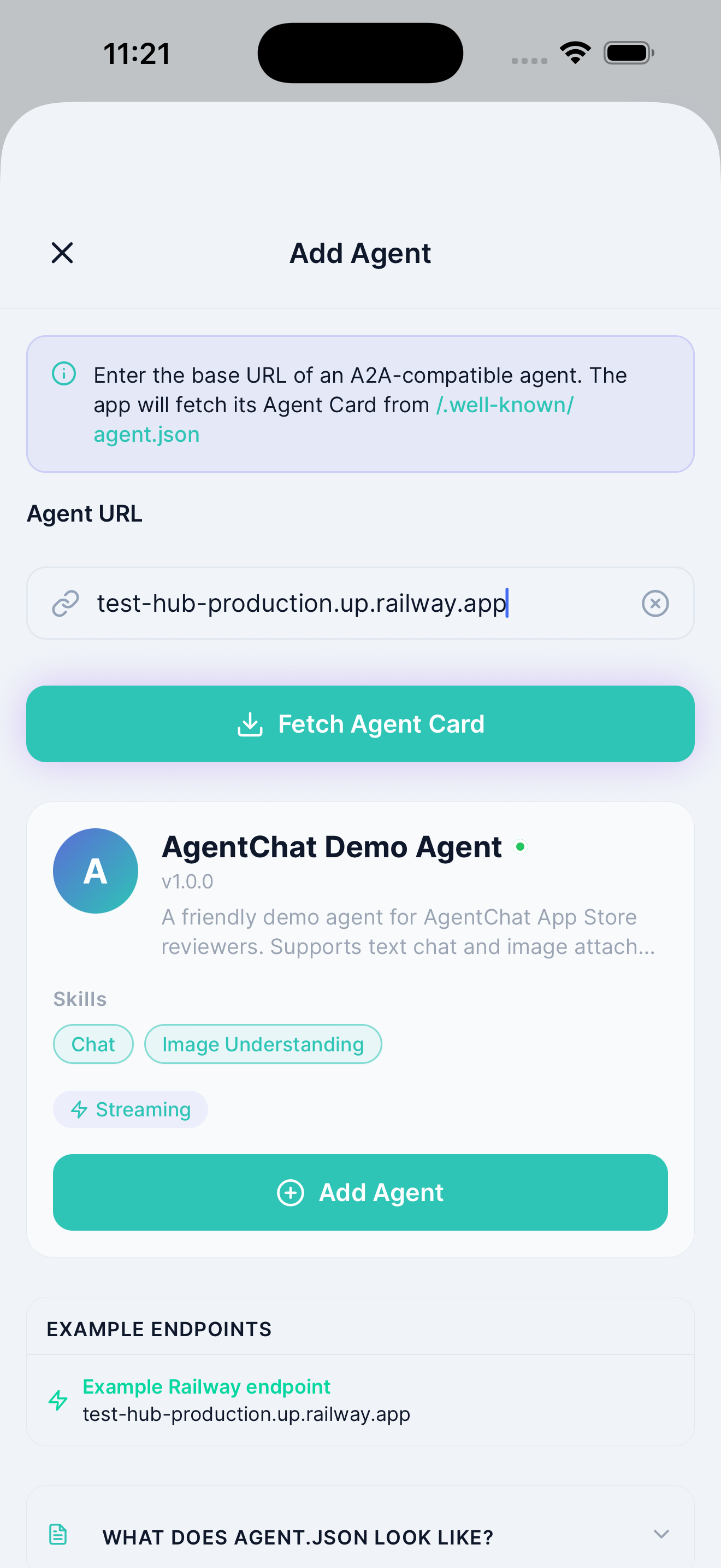Add Agent