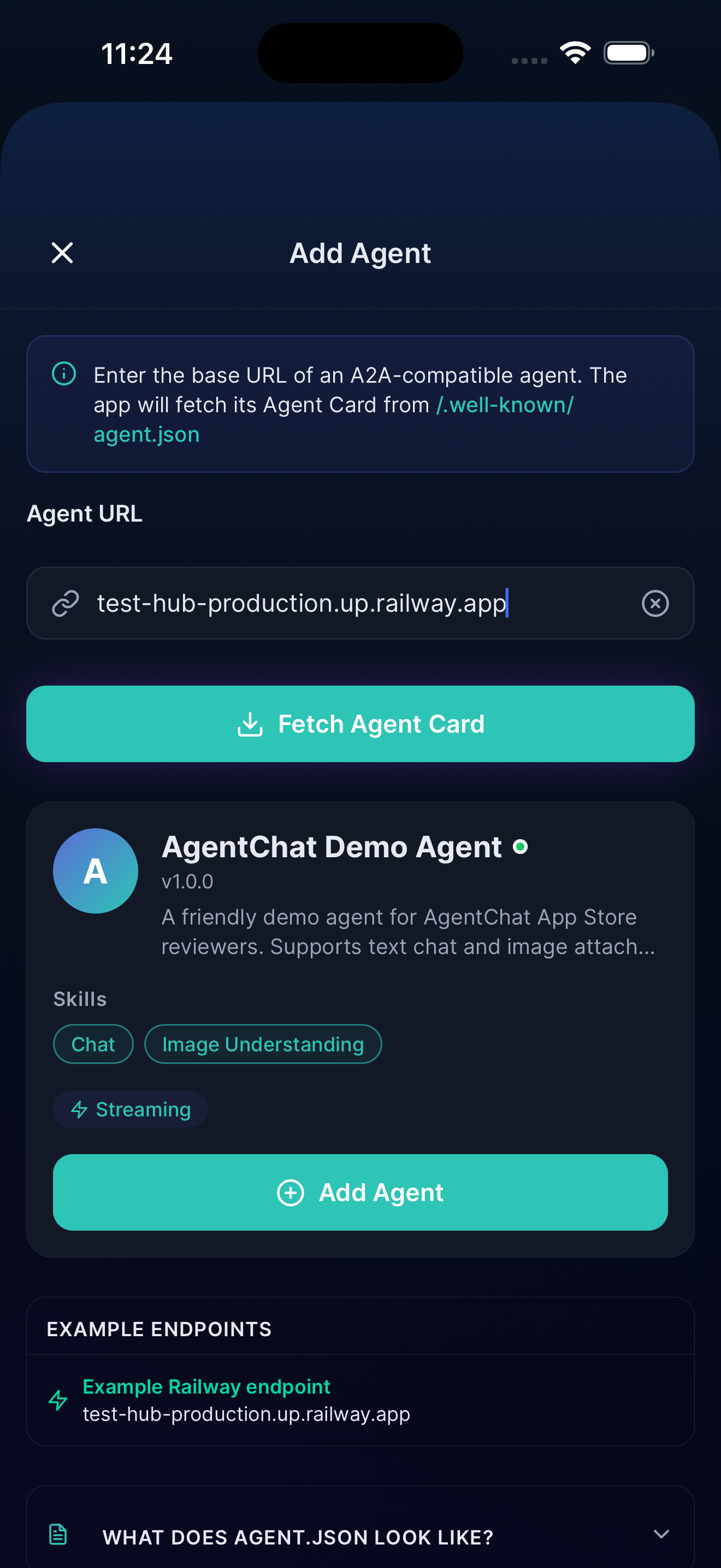 Agent discovery